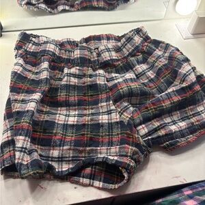 Plaid Flannel Shorts